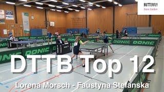 Lorena Morsch QTTR 1957 - Faustyna Stefanska QTTR 1874  DTTB Top 12  Highlights