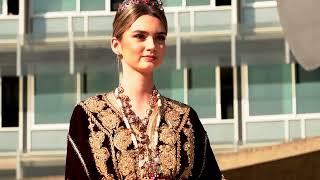 Le #caftan marocain  fait son show à lUNESCO lors de la semaine africaine de la culture.