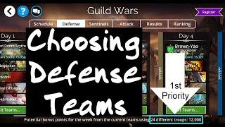 Gems of War Tiny Tutorial Choosing Teams for Your Guild Wars Defense