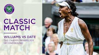 Venus Williams vs Kimiko Date  Wimbledon 2011 second round  Full Match