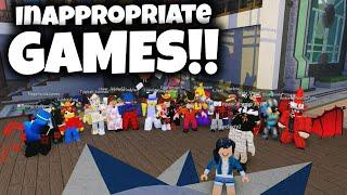 Top 5 MOST INAPPROPRIATE Roblox Games