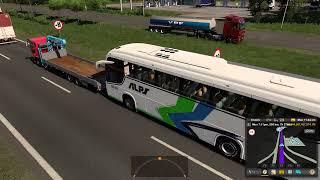 Hino ak vip 4 Alps the bus skin mod euro truck simulator 2