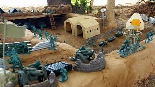 Army MenGreen Camp Assault #stopmotion #plasticarmymen