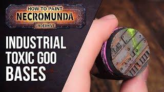 How to Paint Necromunda Bases Part 1 - Toxic Goo Effect