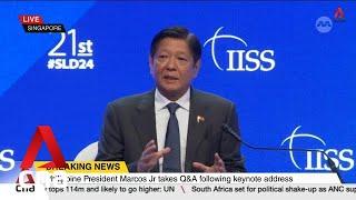 Shangri-La Dialogue Philippine President Ferdinand Marcos Jrs keynote speech