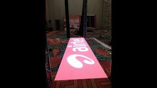 MotionMagixs Interactive Floor Walkway at Airtel Conference Dubai UAE