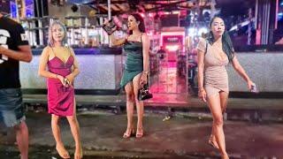 4k Thailand Phuket Patong Beach Freelancers So Many Pretty Ladies