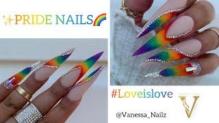 ️‍Rainbow Nails Inspired Pride Month