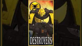 DESTROYERS - Severe Skirmishers  Warhammer 40k Lore