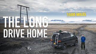 Driving my Van 1500 Miles from Iceland to the UK