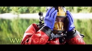 Frogwoman Eve Yellow Interspiro Drysuit Dive - 4K Video