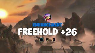 Enhancement Shaman  +26 Freehold - Fortified w Commentary
