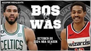 Boston Celtics vs Washington Wizards Full Game Highlights  Oct 30  2024 NBA Season