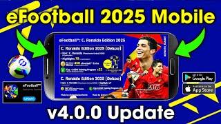 What Is Coming After V4 0.0 Update In eFootball™ 2025 Mobile  Ronaldo New Pack New Weather Update