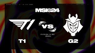 T1 VS G2 ESPORTS - MAPA 1 - BRACKET STAGE - DÍA 10 - MSI 2024