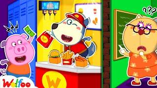 I Built a Secret McDonalds At School - Wolfoo Fun Playtime for Kids  Wolfoo Channel New Episodes