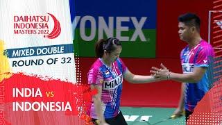 INA Vs IND - Ganda Campuran  JORDANOKTAV Vs BHATNCRASTO  DAIHATSU INDONESIA MASTERS 2022