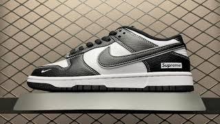 $75 Website buy online 2024 Supreme x Nike SB Dunk Low Best replica retro sneakers RM2308-332.