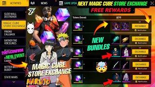 Magic Cube Store Exchange  New Naruto  Bundles  Store Update Free Fire Ff Max New Event today