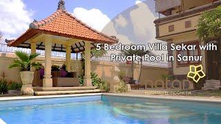 5 Bedroom Villa Sekar with Private Pool in Sanur