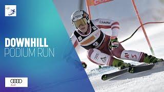 Ramona Siebenhofer AUT  2nd place  Womens Downhill  Cortina dAmpezzo  FIS Alpine