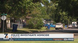 Miami Oklahoma police are investigating a homocide