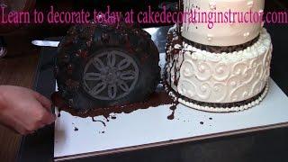 Tire Cake  Cake Decorating