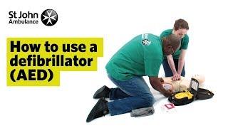 How to Use a Defibrillator AED - First Aid Training - St John Ambulance