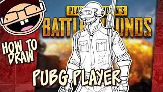 How to Draw the PUBG Cover Art Character PlayerUnknowns Battlegrounds  Step-by-Step Tutorial