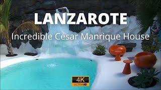 César Manriques incredible house that became his foundation Lanzarote Canary Islands Spain vlog