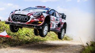 Best of WRC Rally Poland 2024  Crashes Action and Raw Sounds