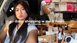 come dorm shopping w me & huge haul 𐙚 for my freshman year