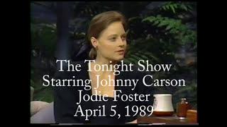 The Tonight Show. Jodie Foster - April 5 1989