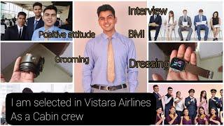 Vistara cabin crew interview  Grooming and dressing  Interview questions