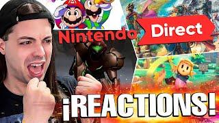 MI REACCIÓN al NINTENDO DIRECT de JUNIO 2024 ¡ZELDA Echoes of Wisdom METROID PRIME 4 Beyond y MÁS