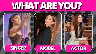 ARE YOU AN ACTOR SINGER OR MODEL? personality test