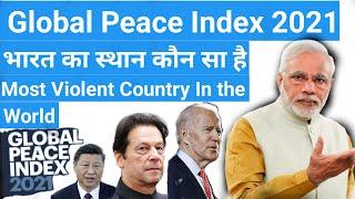 Most Violent Country In the World - Global Peace Index 2021 by Vikash Choudhary #JobsToday