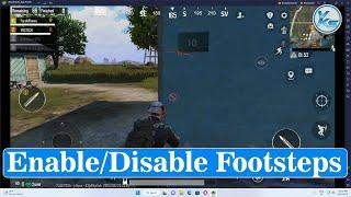  How To EnableDisable Footsteps in BGMI  BGMI me Footsteps Mark Ko  EnableDisable Kaise Kare