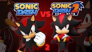 Sonic Dash vs Sonic Dash 2 Sonic Boom Shadow Comparison 60fps