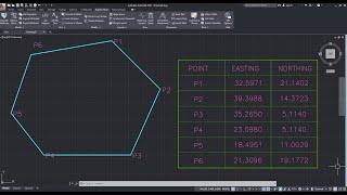 AutoCAD lisp coordinates and table export to excel