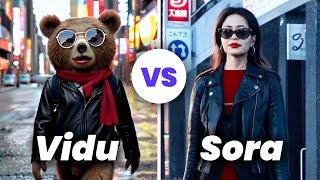 Vidu VS OpenAI Sora - AI Text to Video Full Comparison  Which is Best AI Video Generator?