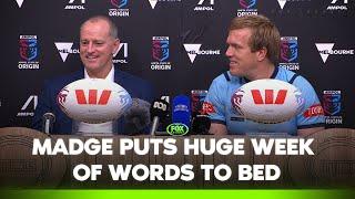 Its amazing what happens with 13 players  NSW Blues Press Conference  Fox League