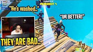 FAZE SWAY *CHALLENGED* by REET + PETERBOT in 3v3 Then This Happened Fortnite