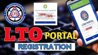 PAANO MAG REGISTER SA LTO PORTAL 2023  LTO PORTAL REGISTRATION  DRIVERS LICENSE  LTMS PORTAL