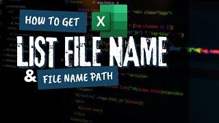 Cara Menampilkan Nama FIle Aktif dan Path  UDF Excel  VBA Excel