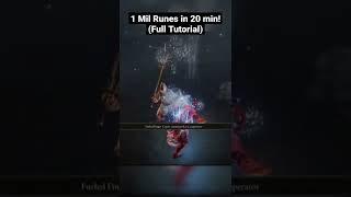 1 Million Runes in 20 Minutes  Elden Ring OP Rune Farm Full tutorial