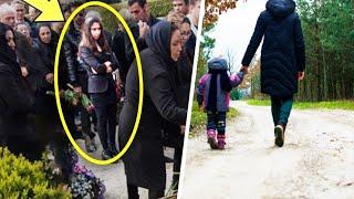 Woman Appears At Own Funeral - When Husband Notices She Runs Away With Daughter
