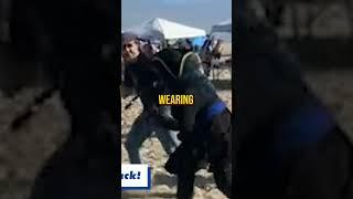 Furries fight back after man filming them on beach #trending #viral #trend #youtube #tiktok #viral