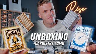 UNBOXING an EXCLUSIVE *NEW* Bicycle Playing Card Care Package + Cardistry ASMR