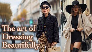 Italian Street Fashion October 2024 Milans Beautiful Fashionistas show off stunning fall outfits